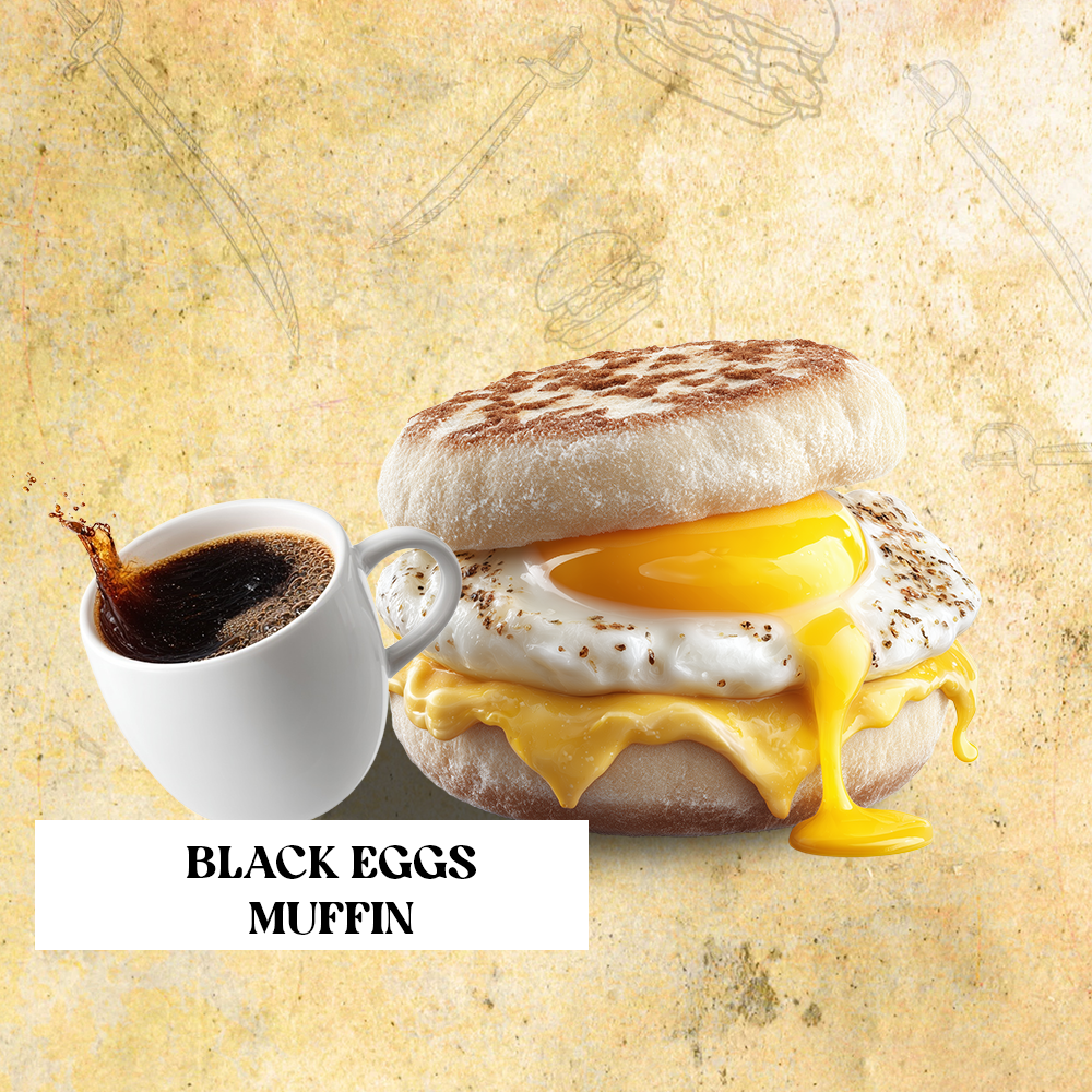Black Eggs Muffin