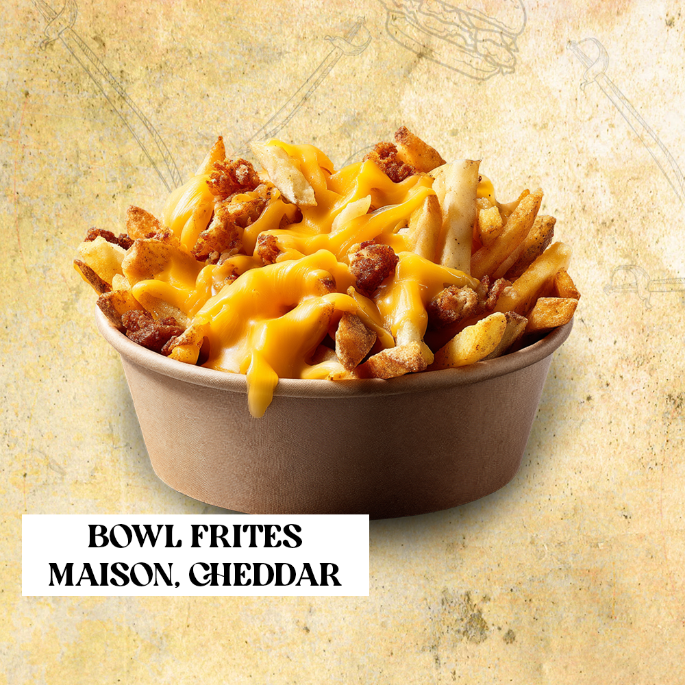 Bowl Frites Maison Cheddar