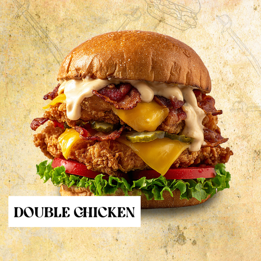 Le Double Chicken Burger